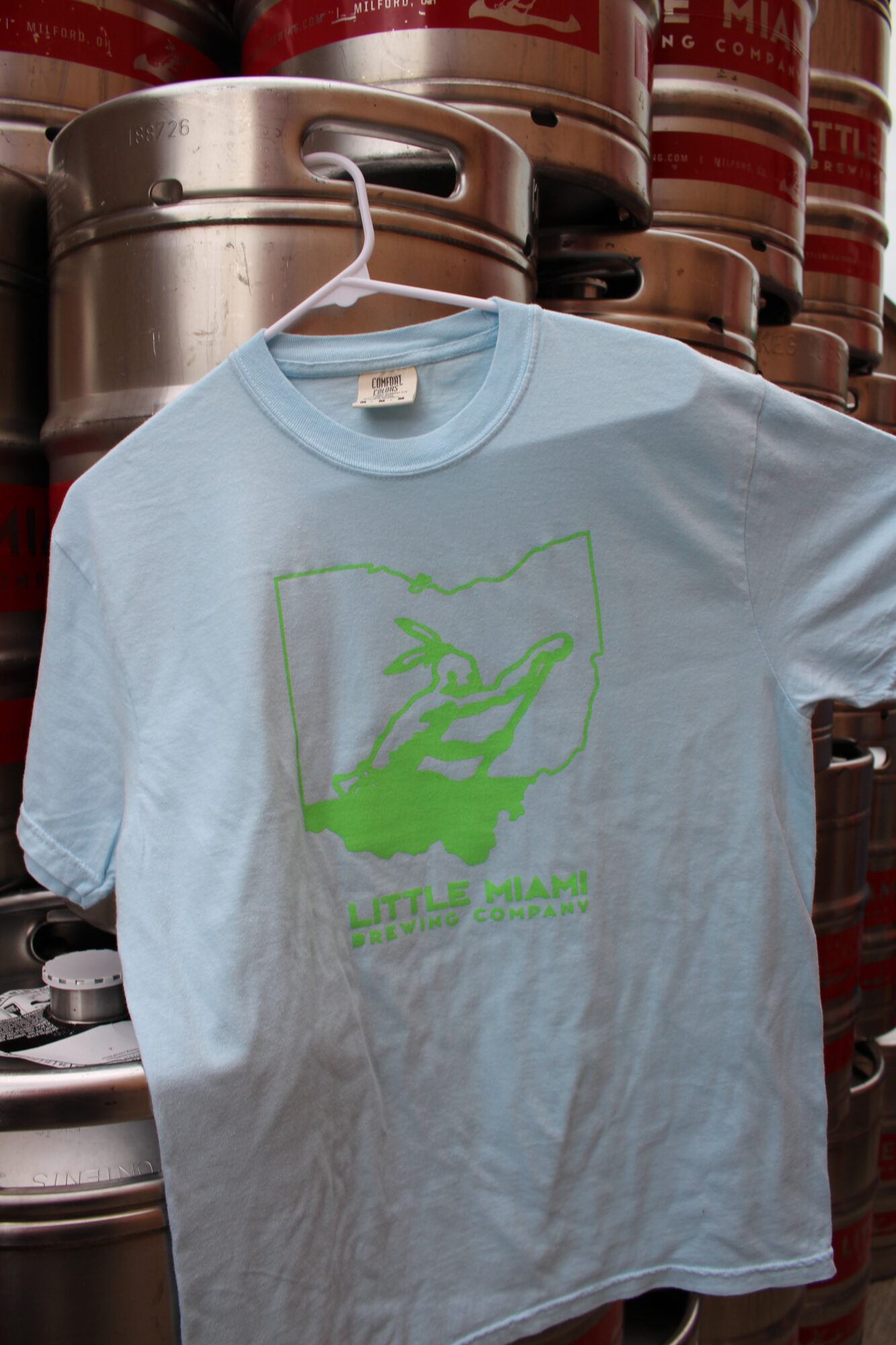 Blue & Green Ohio Shirt Little Miami Brewing Company Milford, Ohio